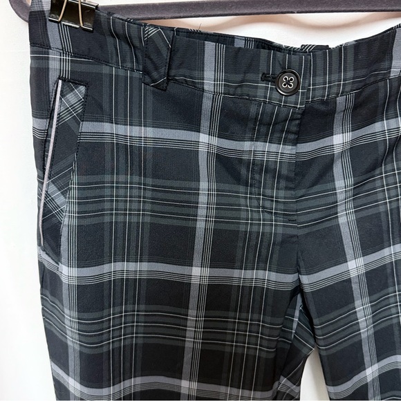 Nike Golf Plaid Ankle Pants Women’s Dri FIT Tour Performance Stretch Preppy - Picture 6 of 10